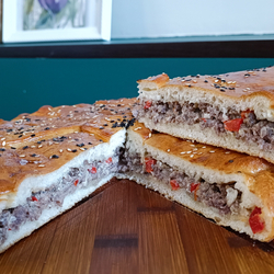 Пирог с мясом и овощами гриль (д) 1кг - Рестораны, кафе, бары